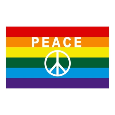 4 màu Pride Rainbow Flag 3x5 Digital Printing để trang trí