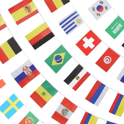 32 quốc gia có cờ trên thế giới In lụa kỹ thuật số