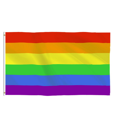 Gay Pride 3x5 Cờ cầu vồng Vải siêu Polyester cho các hoạt động ngoài trời