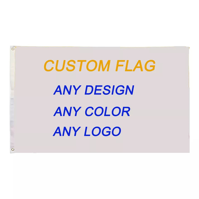 In kỹ thuật số Cờ Polyester tùy chỉnh Biểu ngữ cờ quốc gia 100% Polyester hai mặt