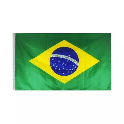 Cờ Brazil tùy chỉnh chất lượng cao Cờ Polyester 3x5Ft 100D