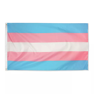 In kỹ thuật số Cầu vồng LGBT Flag 3x5Ft 100D Polyester Progress Flag