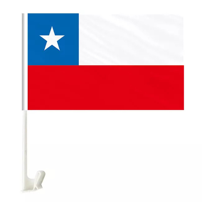 Quốc kỳ Chile hai mặt Cờ cửa sổ ô tô Polyester tùy chỉnh