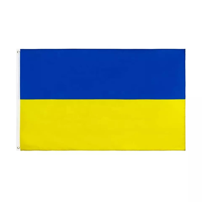 Pantone Màu Polyester Cờ Thế giới 3x5 Quốc kỳ Ucraina Phong cách treo