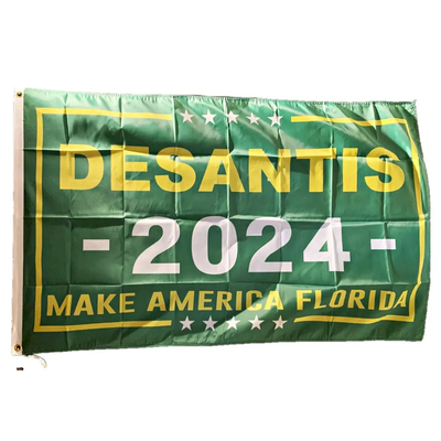 Bán buôn 3 * 5ft Ron Desantis 2024 Make America Florida American Banner Flag