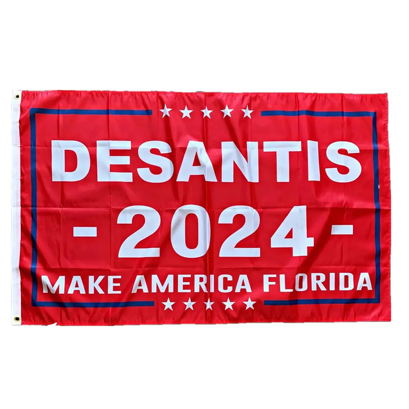 Bán buôn 3 * 5ft Ron Desantis 2024 Make America Florida American Banner Flag